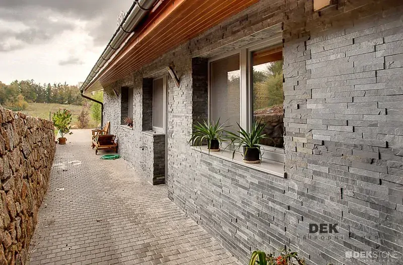 N3003 Black Slate rohový díl - Lepený (0,495 m2) Exteriér